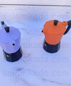 موکاپات 3 کاپ رنگی آلومینیومی (بنفش و نارنجی) - تصویربرداری اختصاصی فروشگاه سلام کادو